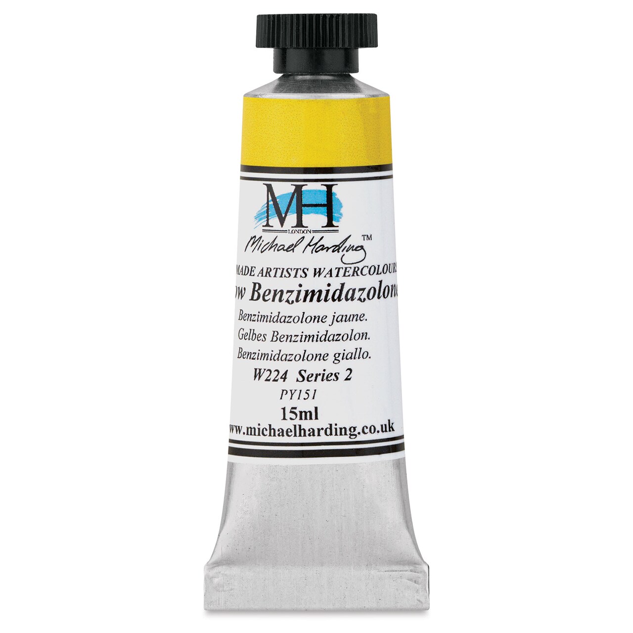 Michael Harding Artists Watercolor - Yellow Benzimidazolone, 15 ml